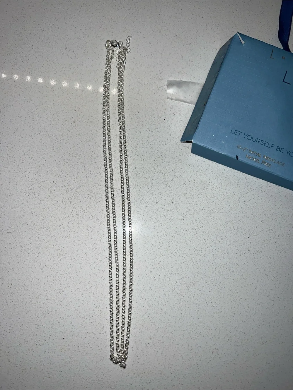 Leith  Necklace in Silver Tone